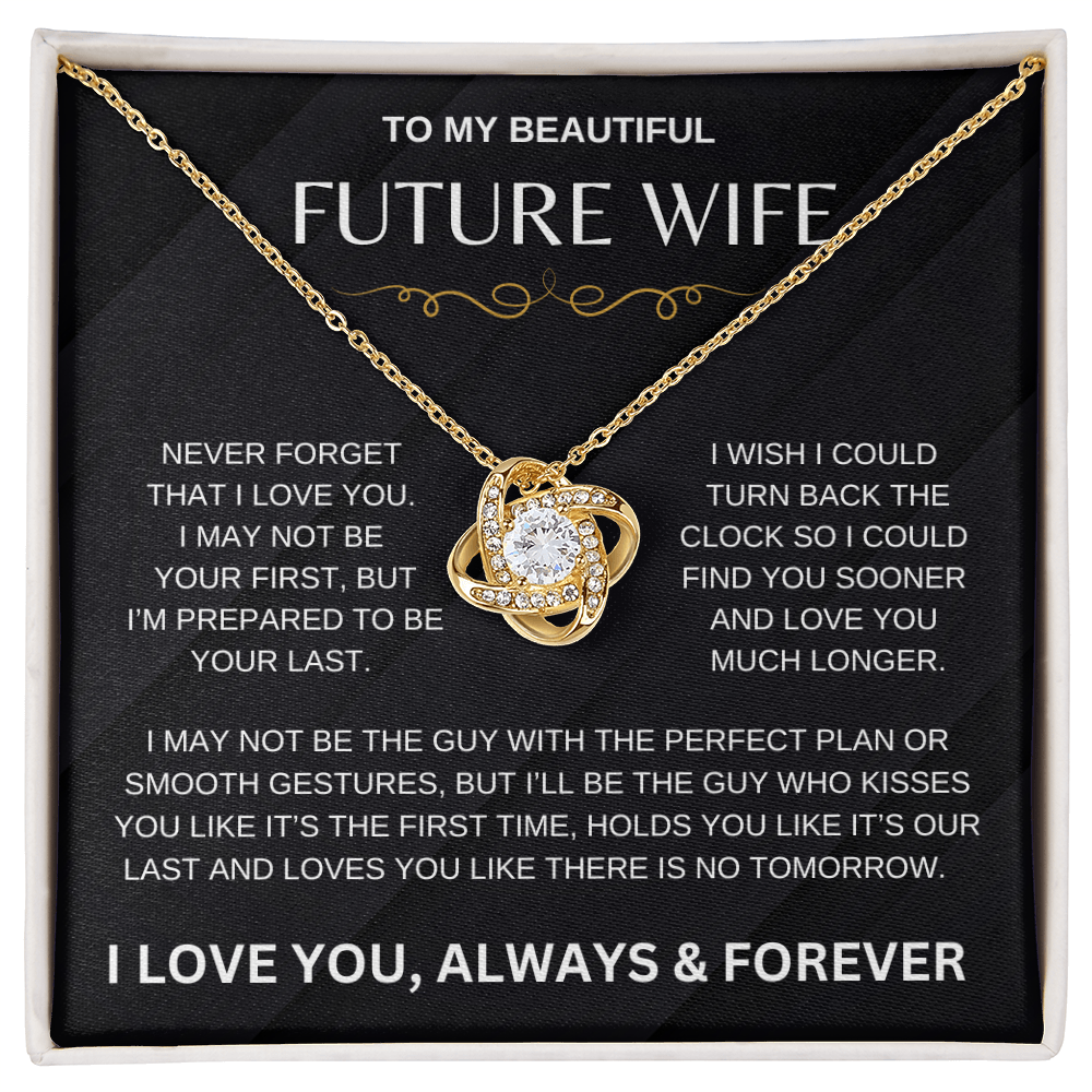 Future Wife | Love Knots Necklace | Black Card