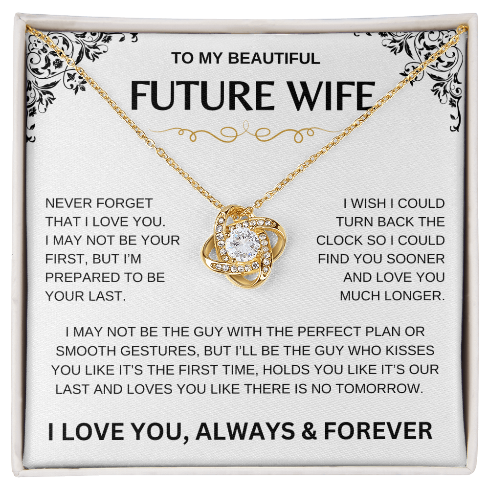 Future Wife | Love Knots Necklace | Corner Flower
