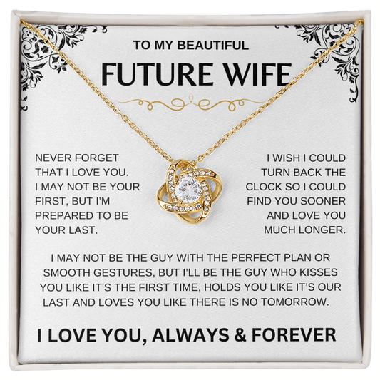 Future Wife | Love Knots Necklace | Corner Flower