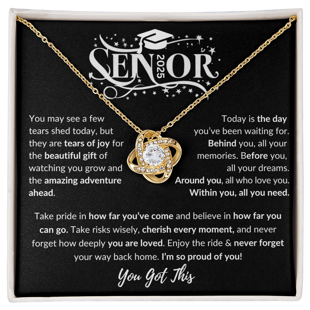 Gift For Graduation "The Beautiful Gift of Watching You Grow" Necklace