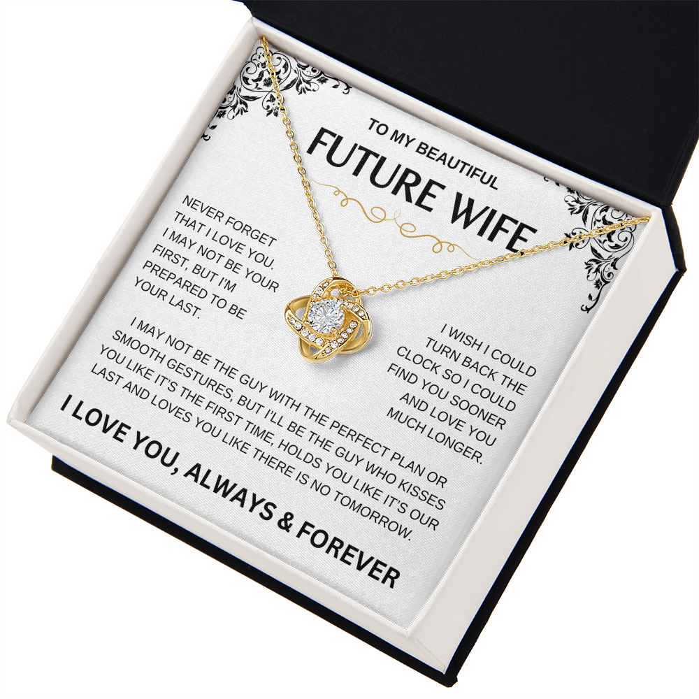 Future Wife | Love Knots Necklace | Corner Flower