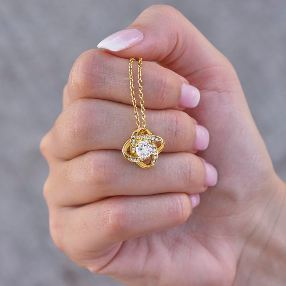 My Beautiful Future Wife | Never Forget | Love Knot Necklace