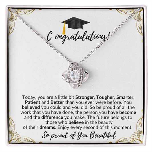 Graduation Gift | Love Knot Necklace