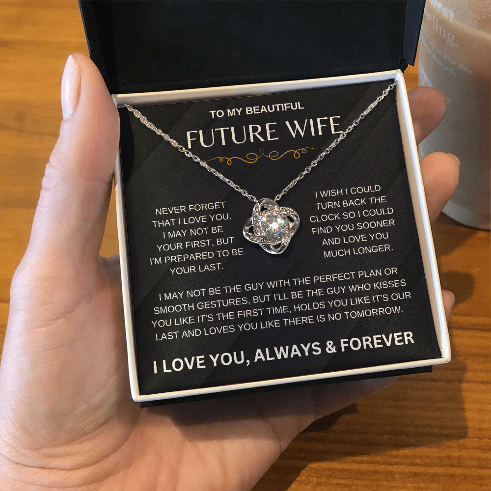 Future Wife | Love Knots Necklace | Black Card