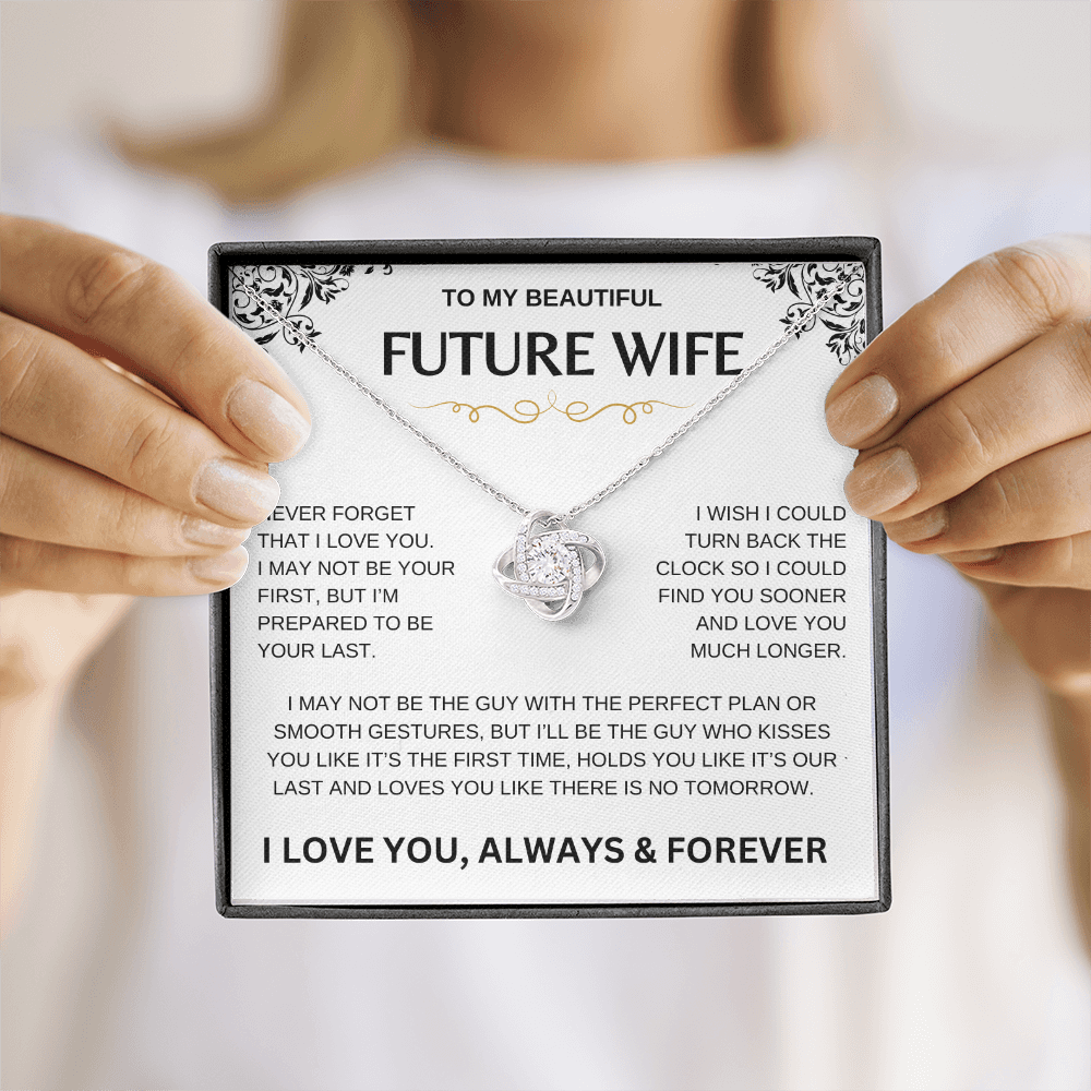 Future Wife | Love Knots Necklace | Corner Flower