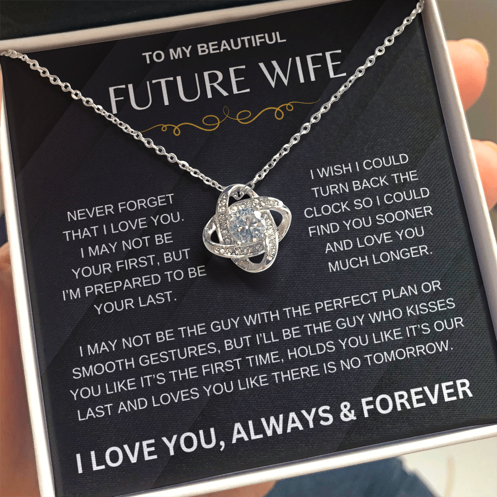 Future Wife | Love Knots Necklace | Black Card