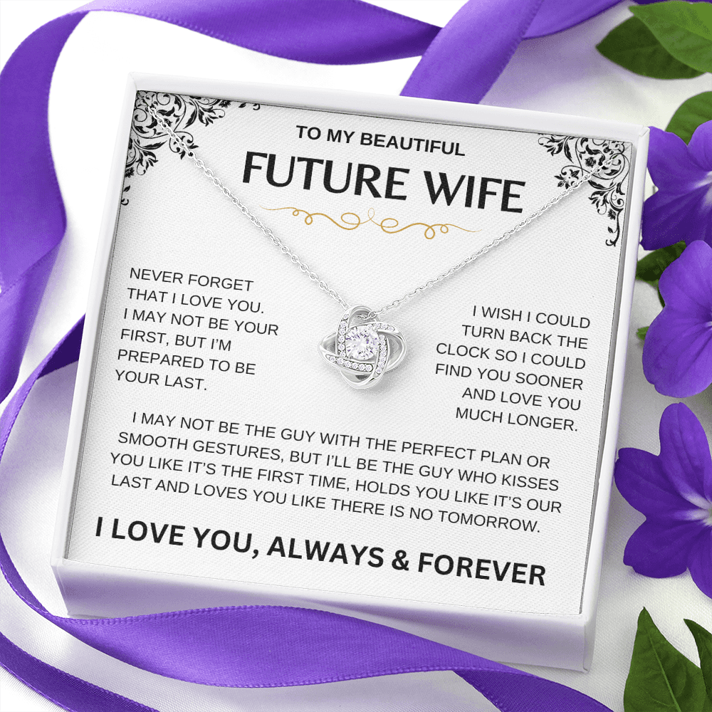 Future Wife | Love Knots Necklace | Corner Flower