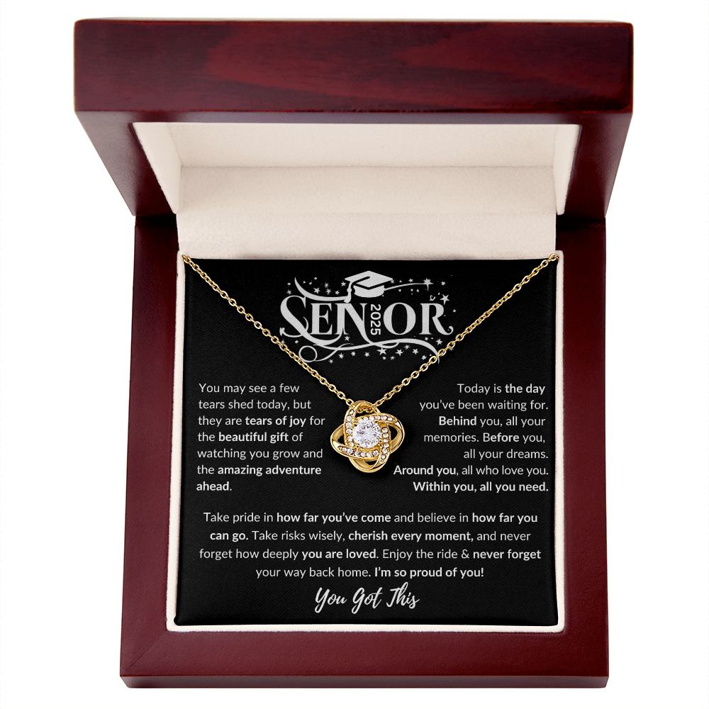 Gift For Graduation "The Beautiful Gift of Watching You Grow" Necklace