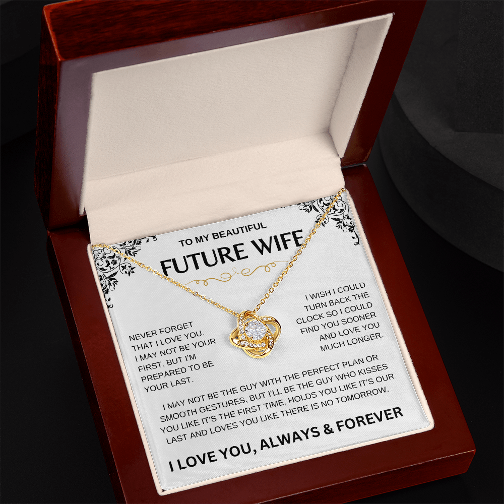 Future Wife | Love Knots Necklace | Corner Flower