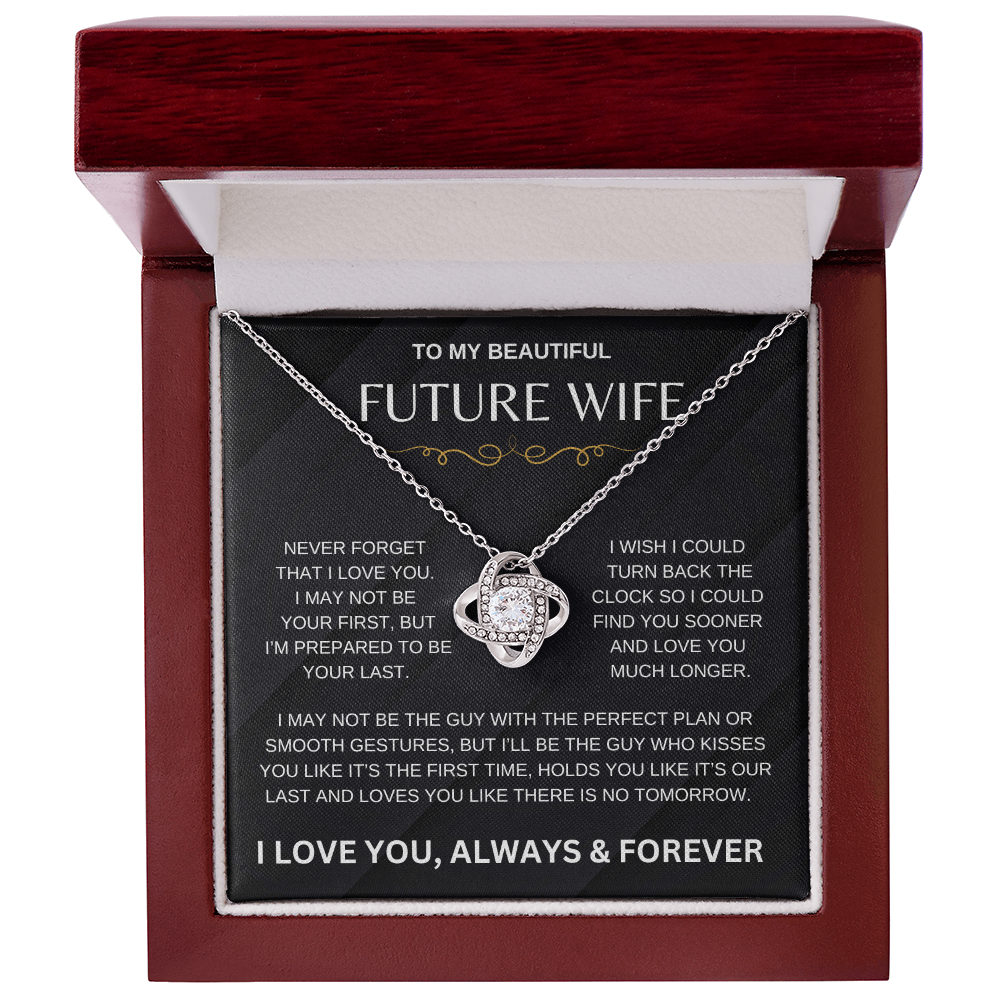 Future Wife | Love Knots Necklace | Black Card