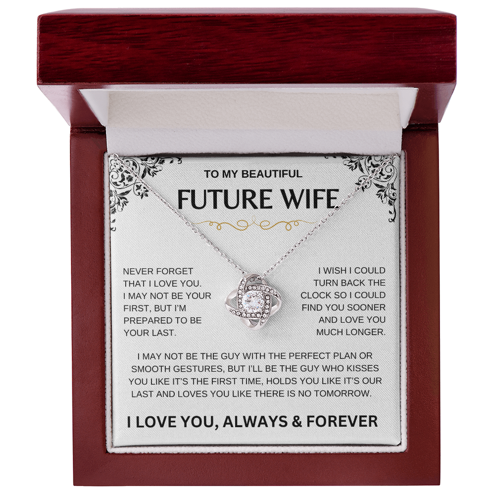 Future Wife | Love Knots Necklace | Corner Flower