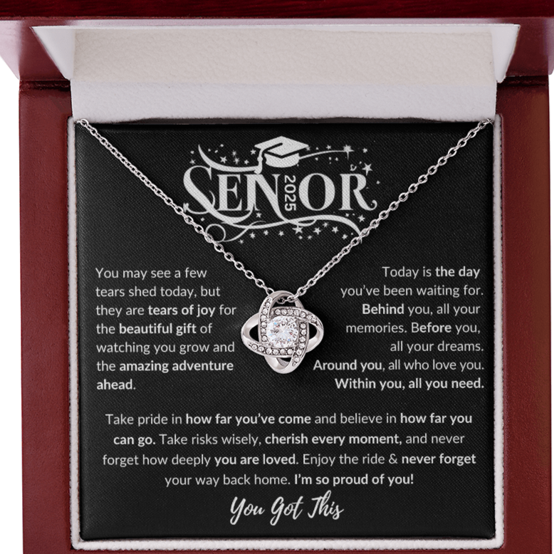 Gift For Graduation "The Beautiful Gift of Watching You Grow" Necklace