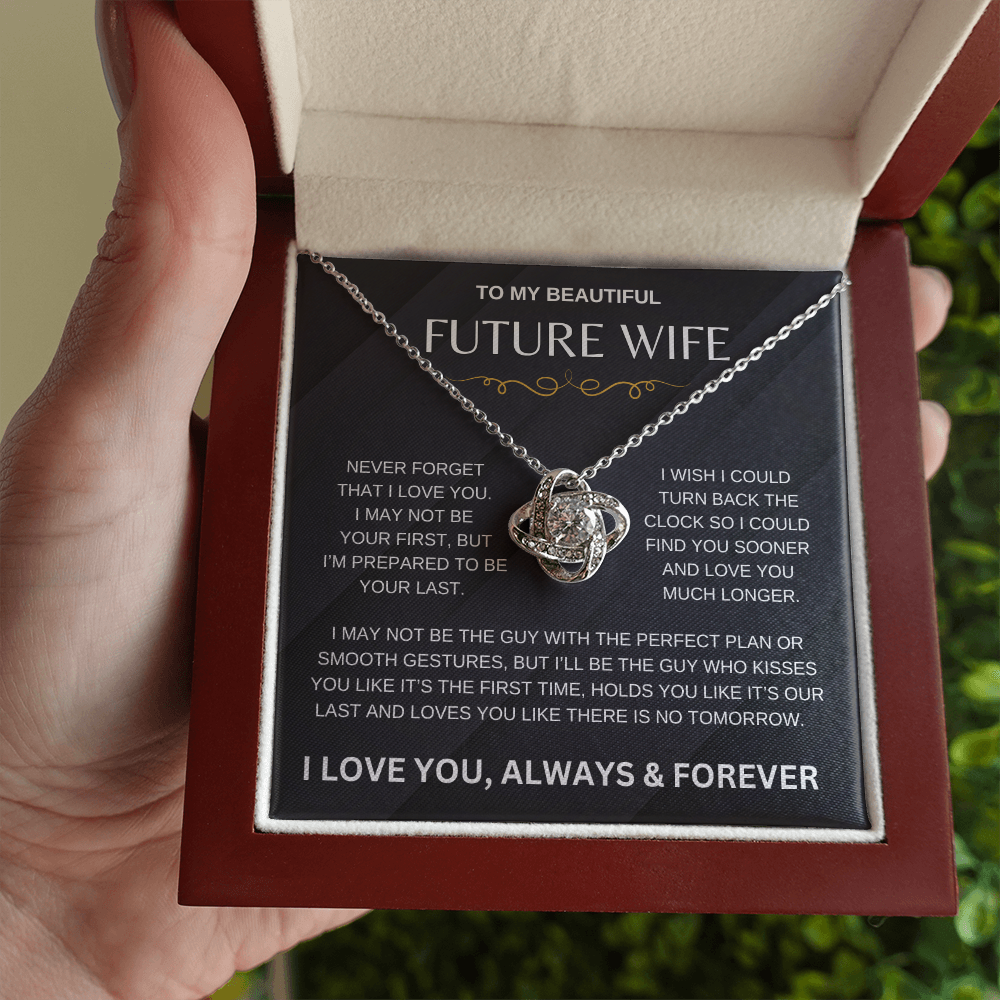 Future Wife | Love Knots Necklace | Black Card