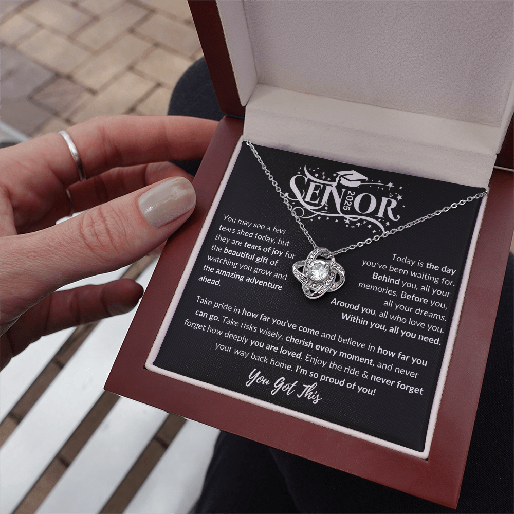 Gift For Graduation "The Beautiful Gift of Watching You Grow" Necklace