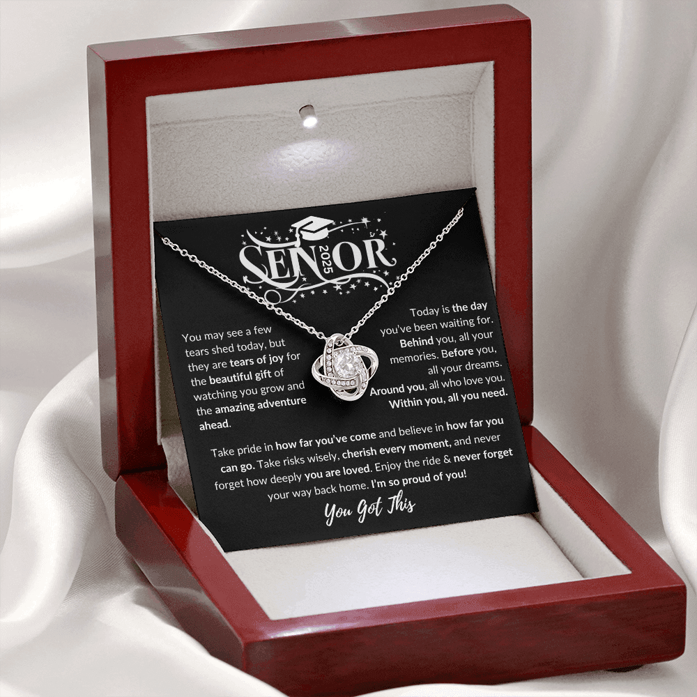 Gift For Graduation "The Beautiful Gift of Watching You Grow" Necklace