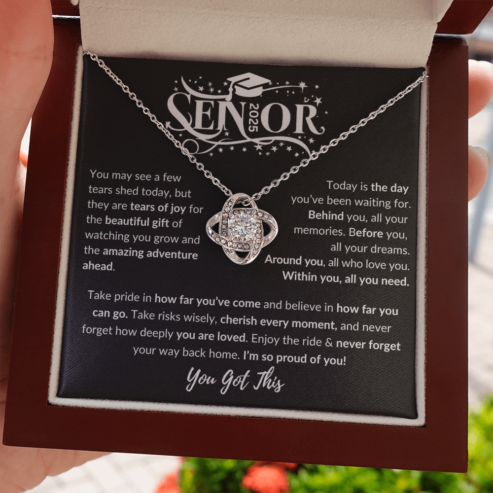 Gift For Graduation "The Beautiful Gift of Watching You Grow" Necklace