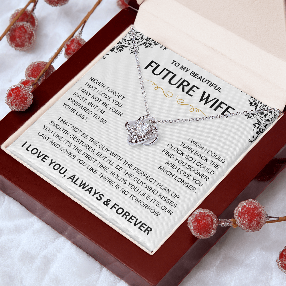 Future Wife | Love Knots Necklace | Corner Flower