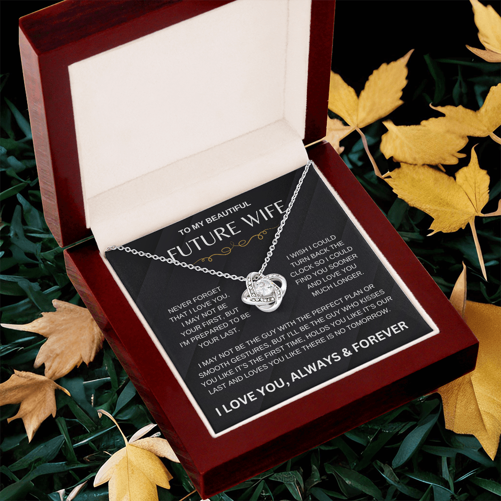 Future Wife | Love Knots Necklace | Black Card