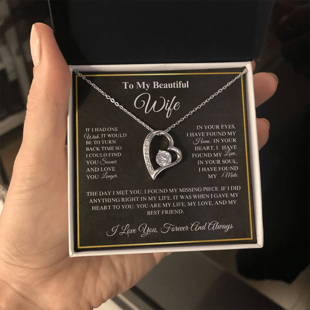 My Beautiful Wife - Forever Love Necklace