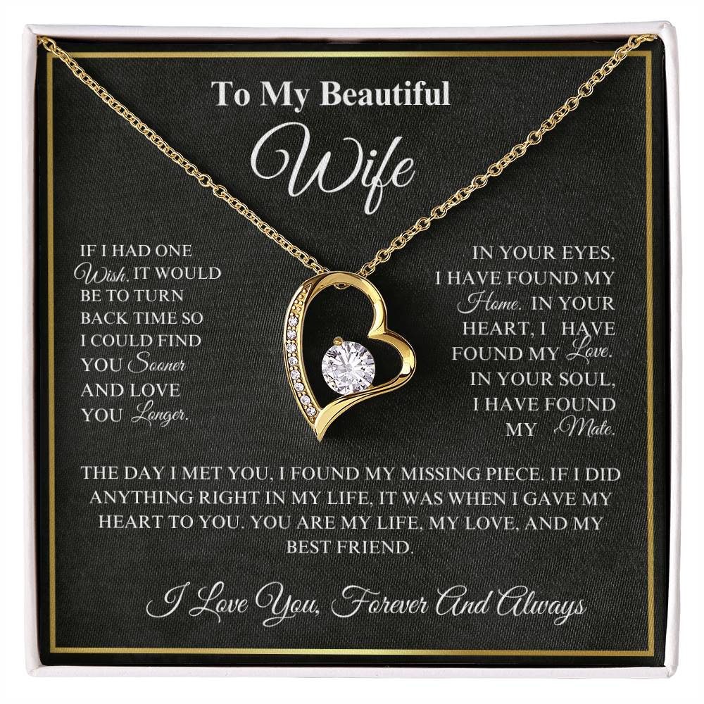 My Beautiful Wife - Forever Love Necklace