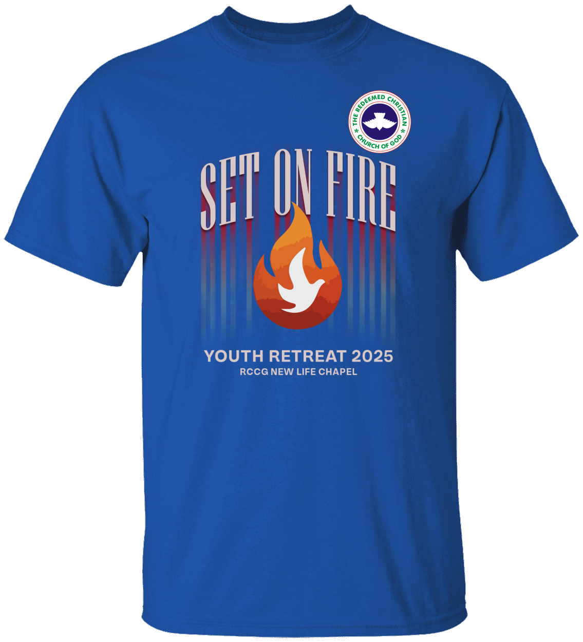 SET ON FIRE Unisex Heavy Cotton Tee