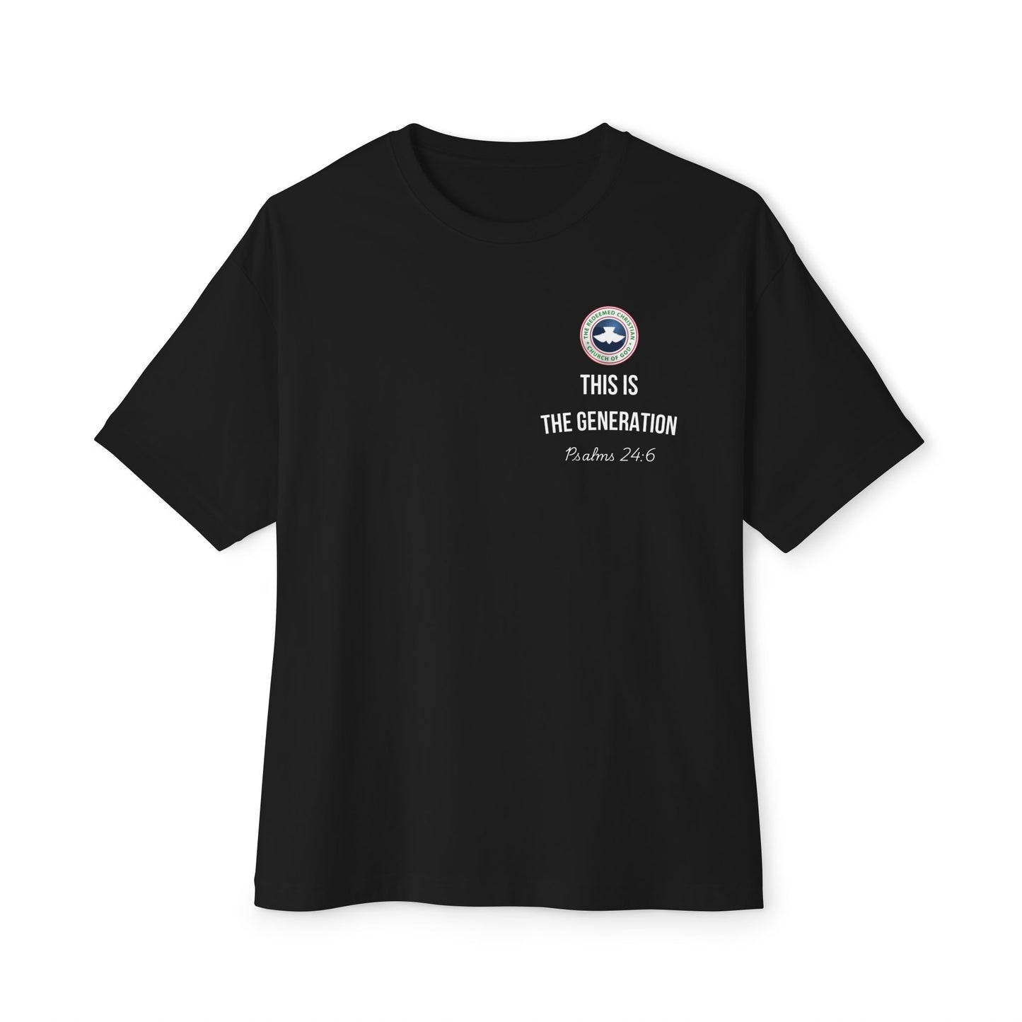 Psalms 24:6 Unisex Oversized Boxy Tee