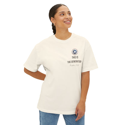Psalms 24:6 Unisex Oversized Boxy Tee