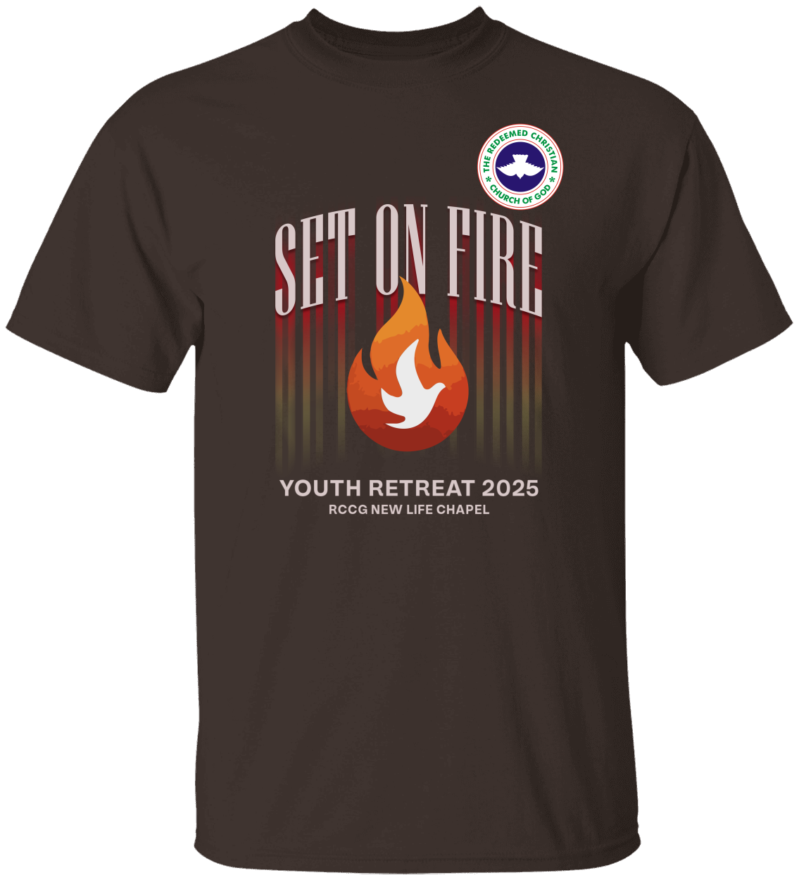 SET ON FIRE Unisex Heavy Cotton Tee