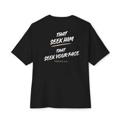 Psalms 24:6 Unisex Oversized Boxy Tee