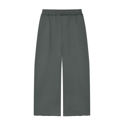 Women’s Wide Leg Raw Edge Sweatpants