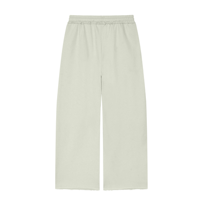Women’s Wide Leg Raw Edge Sweatpants