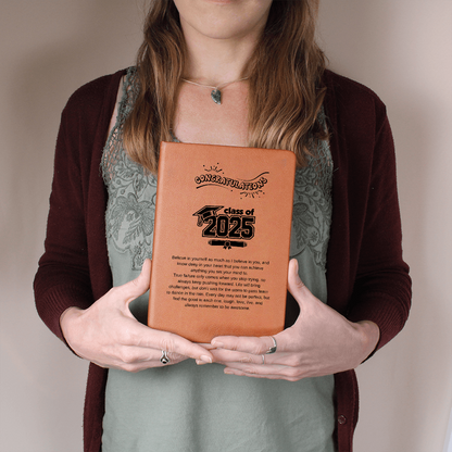 Class of 2025 Graduation Leather Journal | Perfect Gift for Graduates