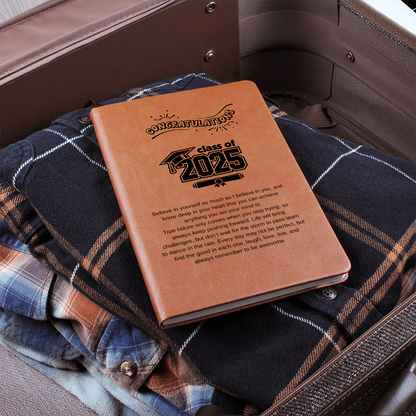 Class of 2025 Graduation Leather Journal | Perfect Gift for Graduates