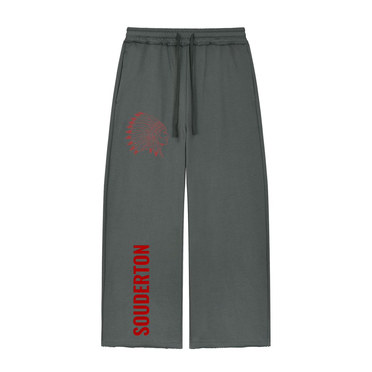 Women’s Wide Leg Raw Edge Sweatpants